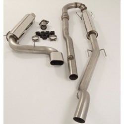 Piper exhaust  Vauxhall Astra MK5 2.0 16v Turbo - VXR Sports cat with 1 silencers, Piper Exhaust, TAST16BS